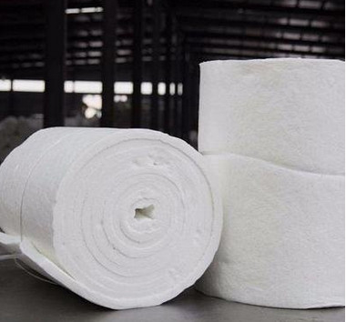 Fibre ceramiche refrattarie di silicato di alluminio, copertura, isolante resistente al calore, lana 128 kg/m3 densità per caldaie
