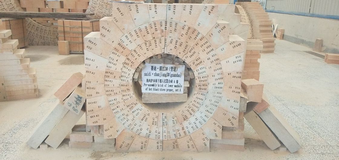 Ad alto mattone di allumina basato a corindone SK40 ampiamente usato per il forno rotante, la stufa di corrente d'aria calda ed il forno a calce