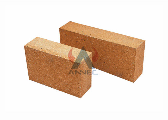 Colore giallo resistente al fuoco di SK34 Clay Refractory Brick 40MPA