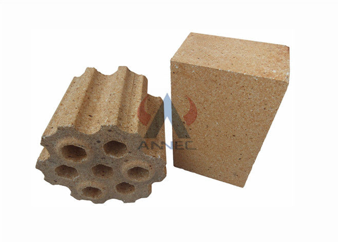 Anti stufa 55 Al2O3 Clay Refractory Brick di corrente d'aria calda di corrosione