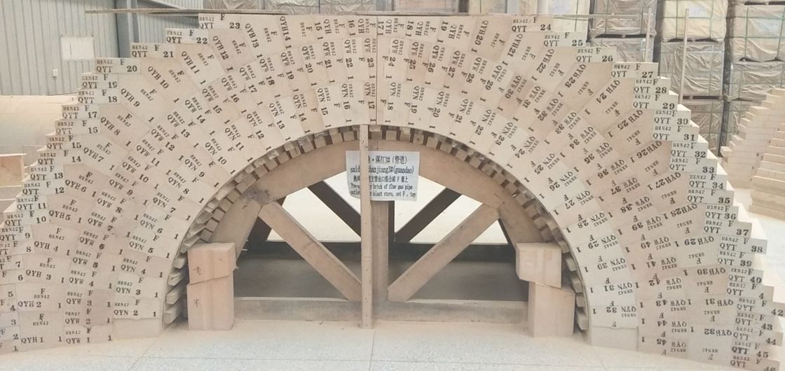 L'alto mattone basato Andalustie dell'allumina resiste ad ad alta temperatura ed utilizzato come rivestimento della sicurezza in stufa ad alta temperatura, stufa